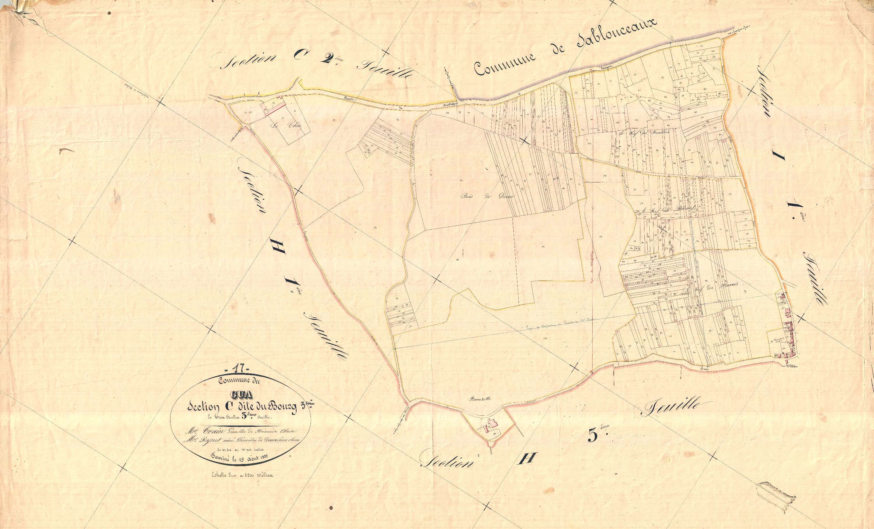 Le Gua - Section C3 dite du Bourg.