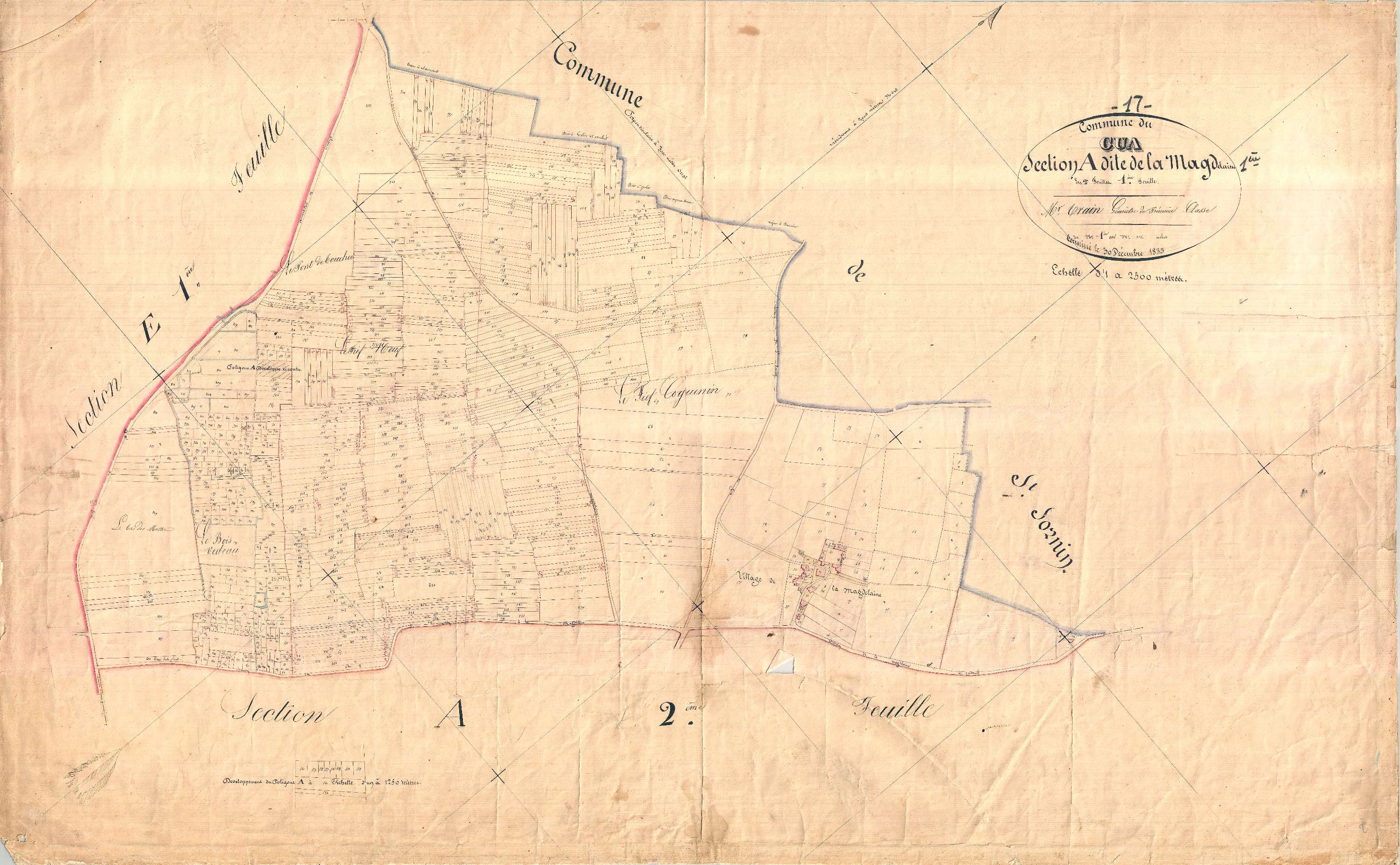 Le Gua - Section A1 dite de la Magdelaine.