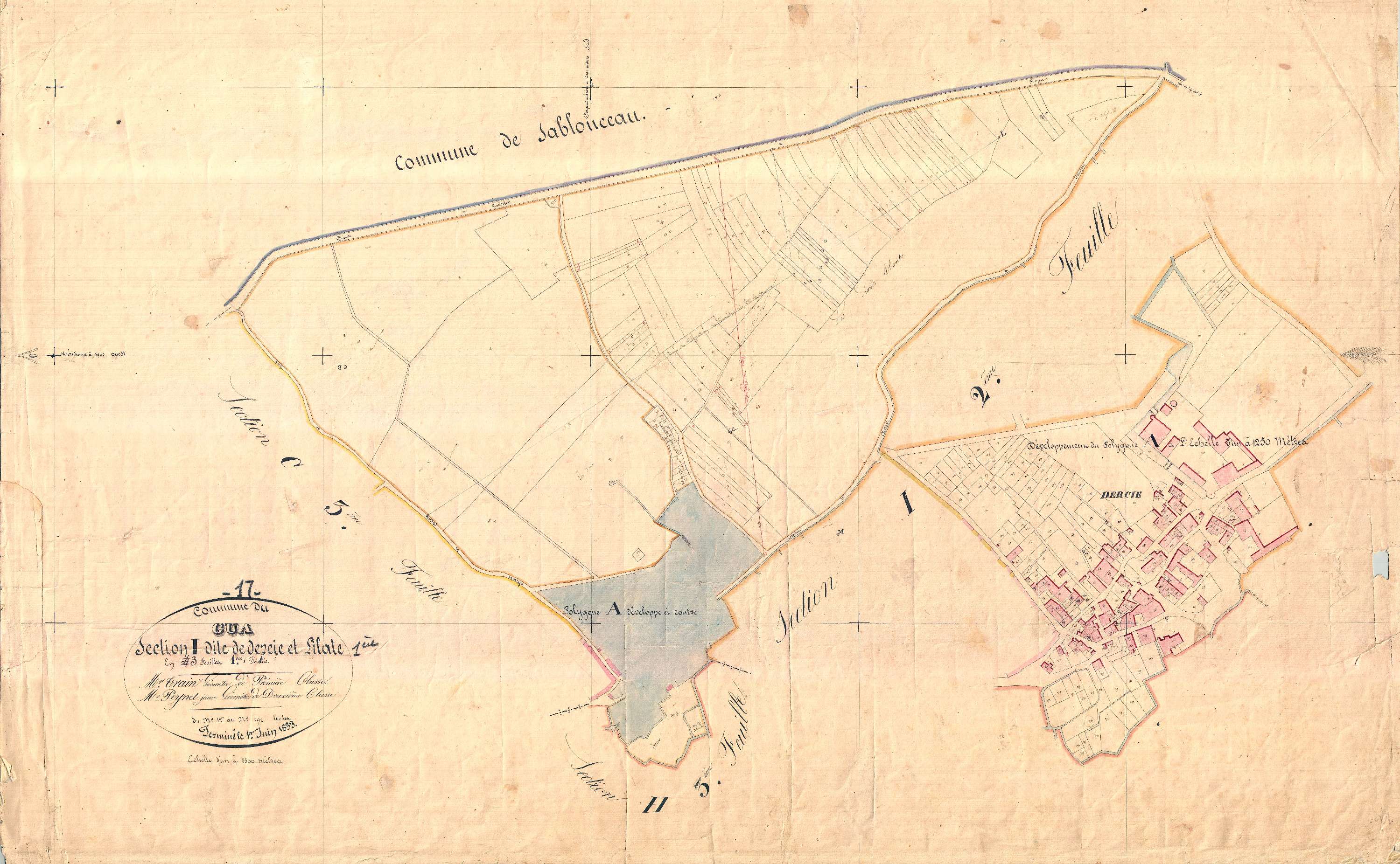 Le Gua - Section I1 dite de Dercie et de Lilate.