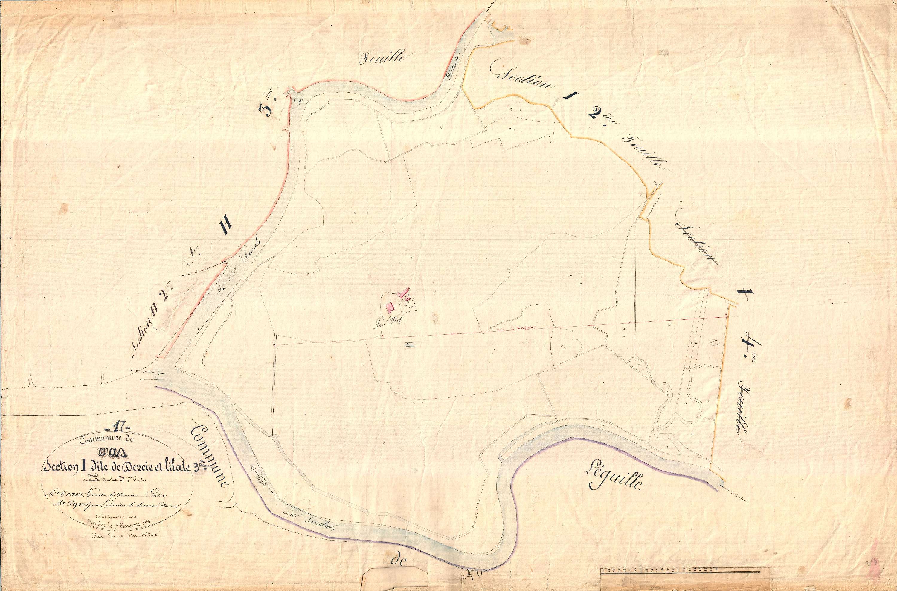 Le Gua - Section I3 dite de Dercie et de Lilate.