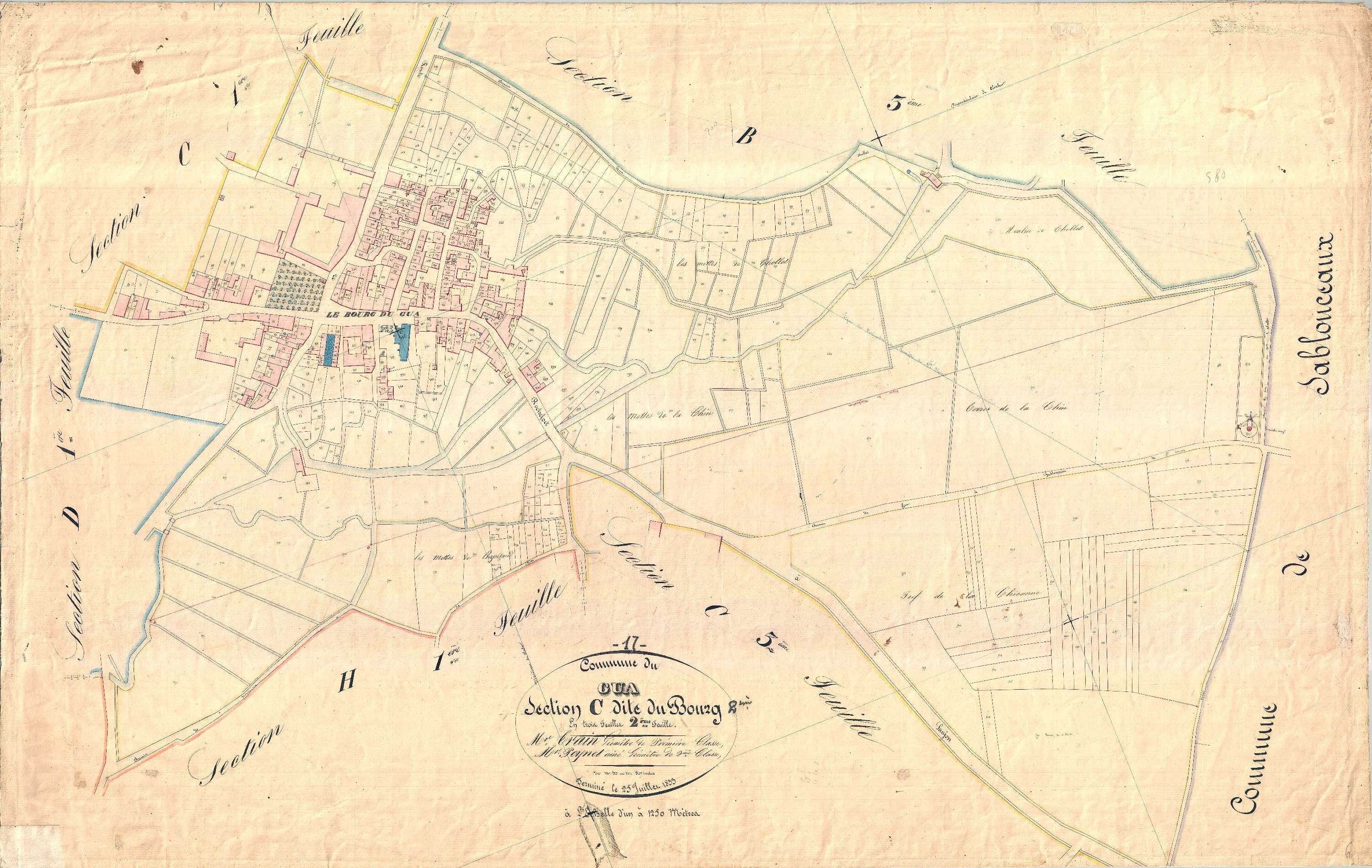 Le Gua - Section C2 dite du Bourg.