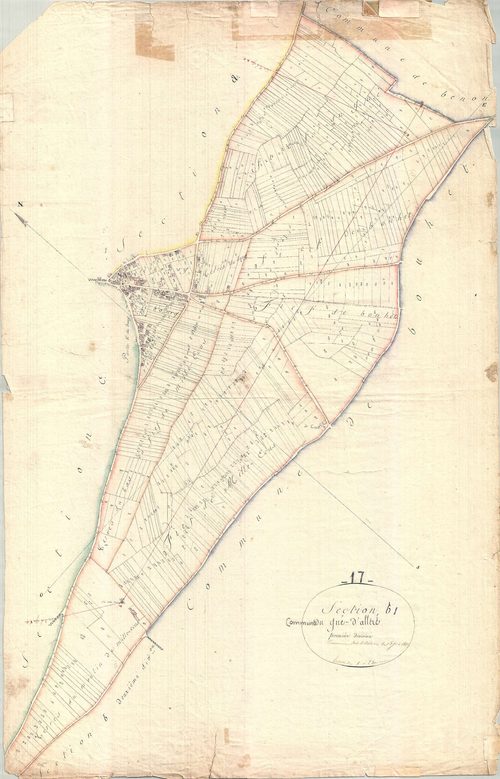 Le Gué-d'Alleré - Section B1 dite de Mille Ecus.
