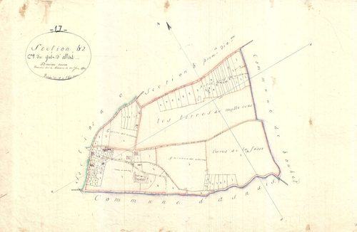 Le Gué-d'Alleré - Section B2 dite de Mille Ecus.