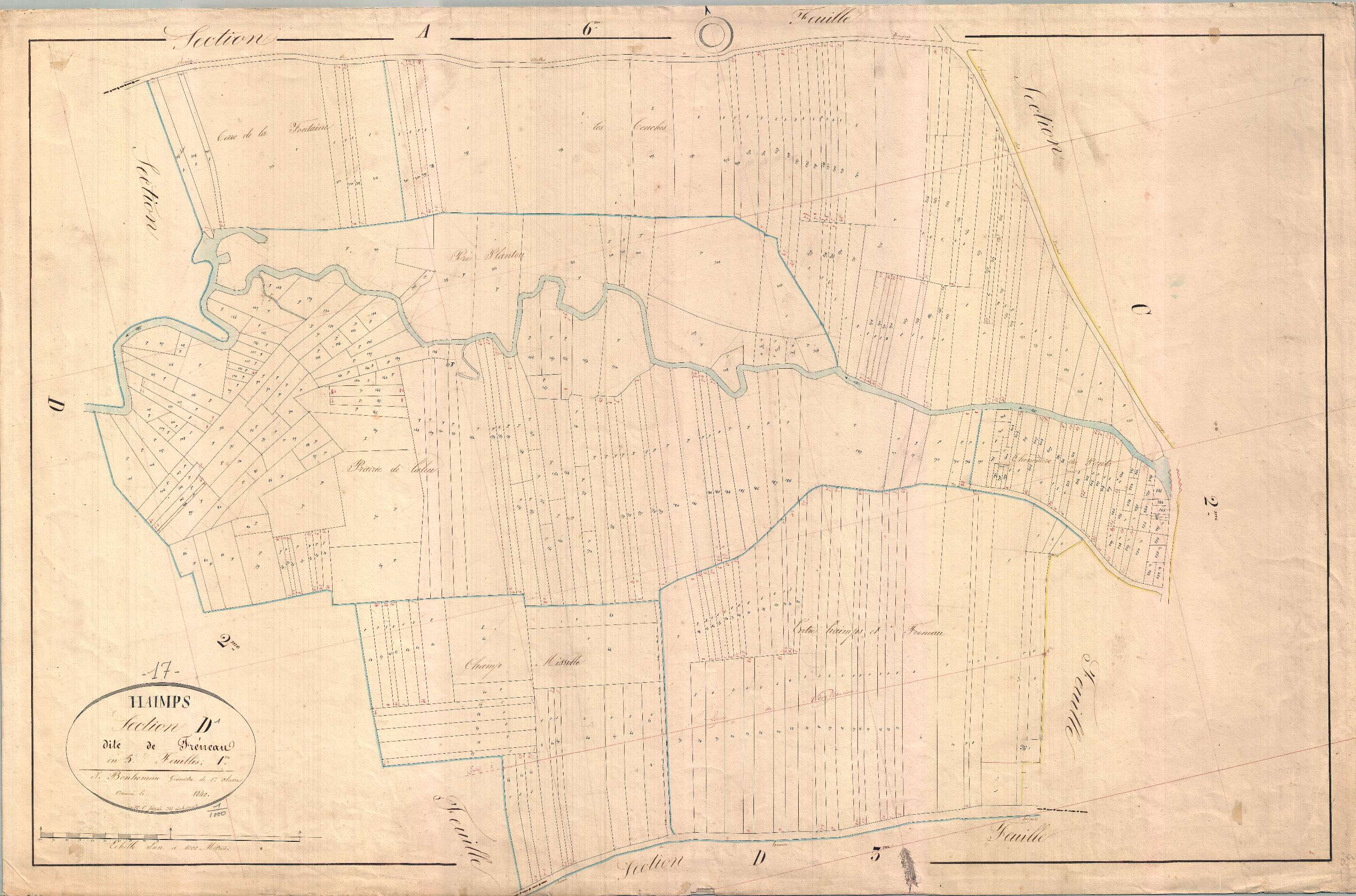 Haimps - Section D1 dite de Frêneau.