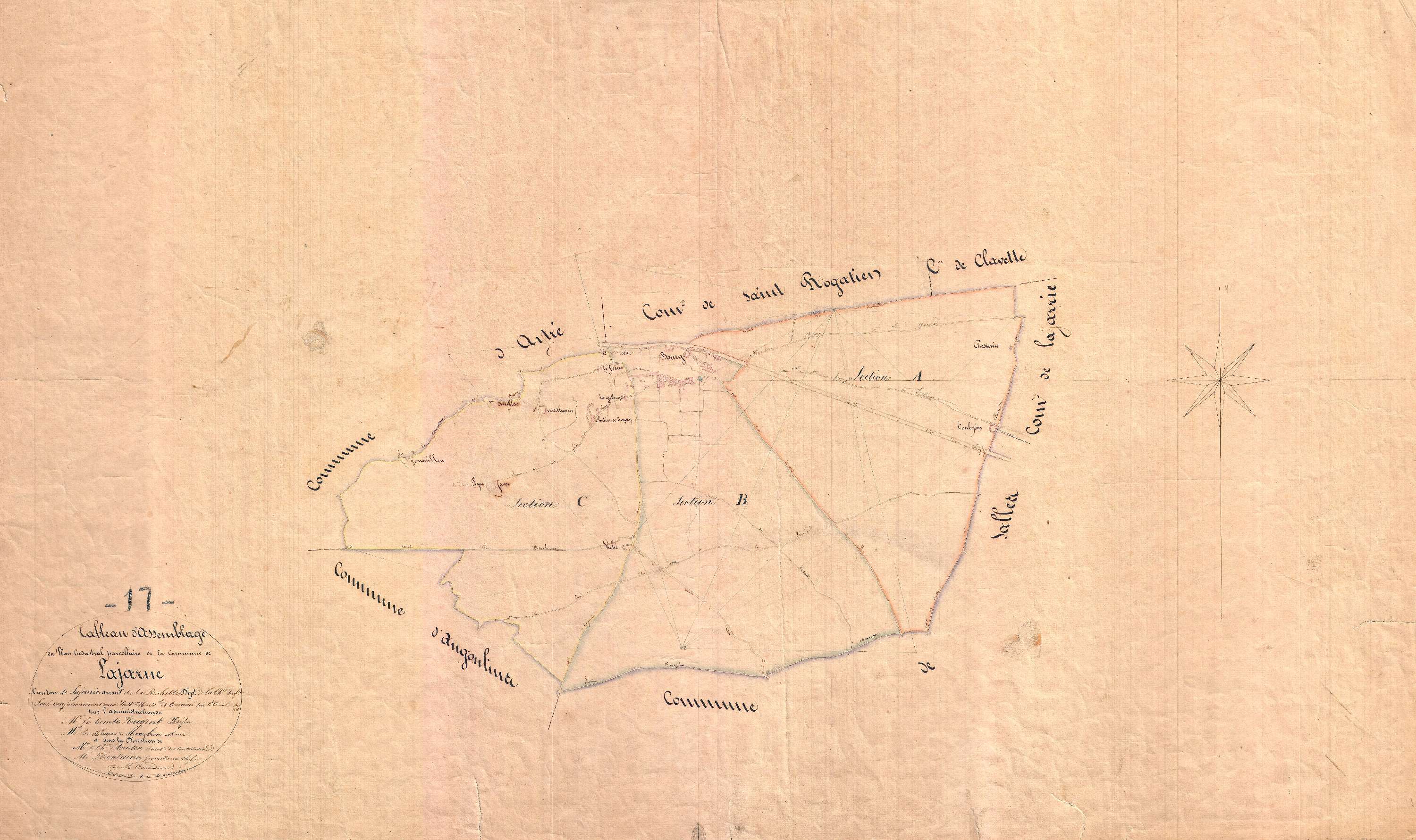 La Jarne - Tableau d'assemblage.