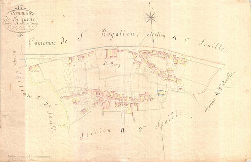 La Jarne - Section B1 dite du Bourg.