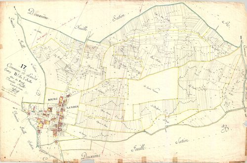 Landes - Section B1 dite du Bourg.