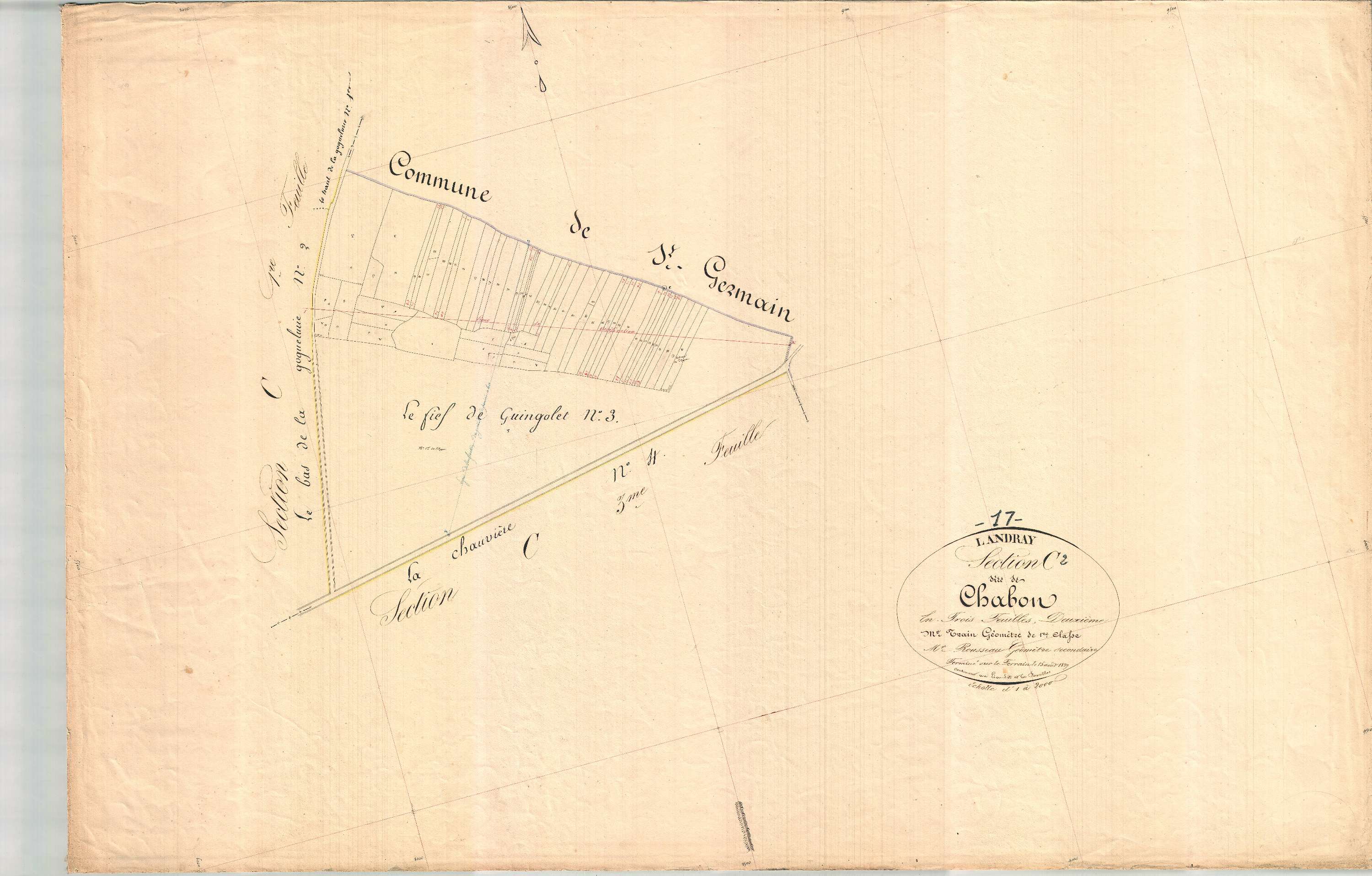 Landrais - Section C2 dite de Chabon.
