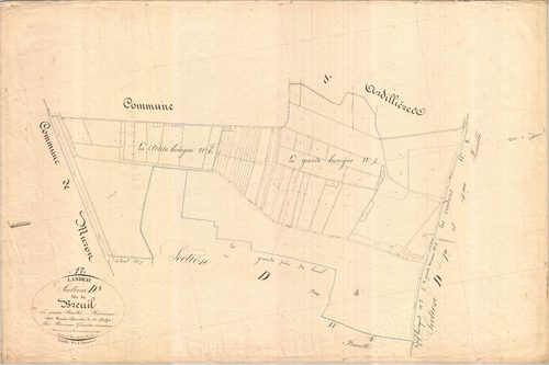 Landrais - Section D3 dite du Breuil.