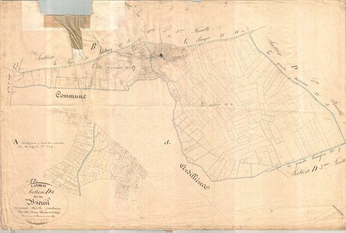 Landrais - Section D4 dite du Breuil.