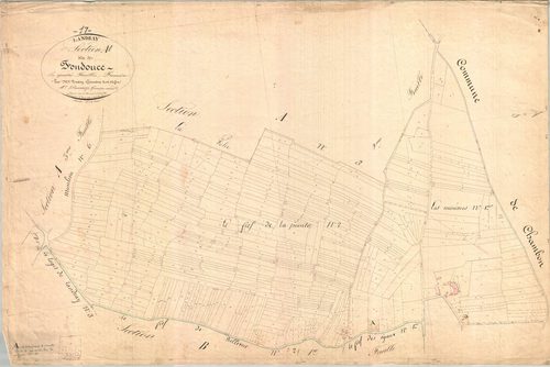 Landrais - Section A1 dite de Fontdouce.