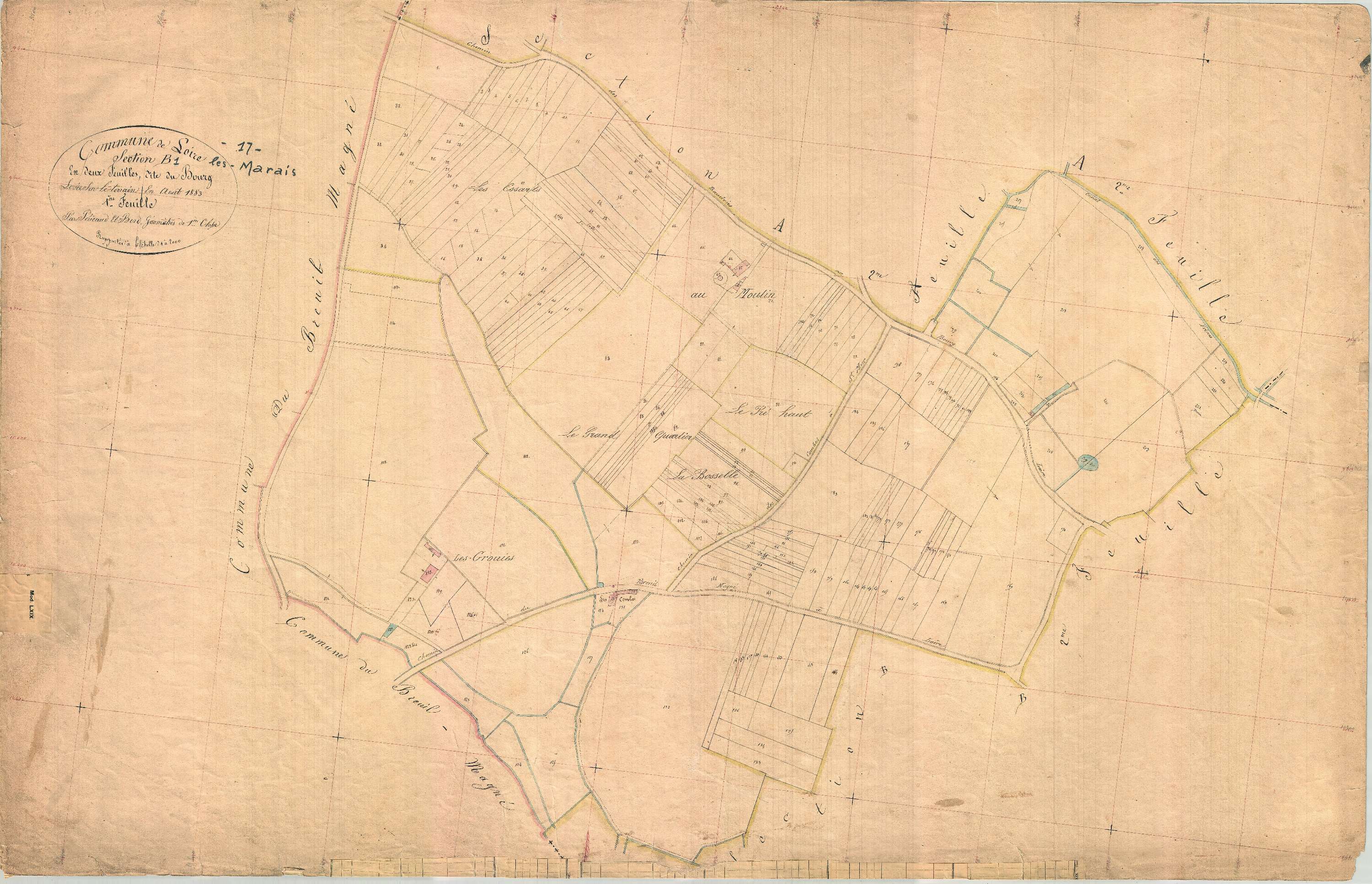 Loire-les-Marais - Section B1 dite du Bourg.