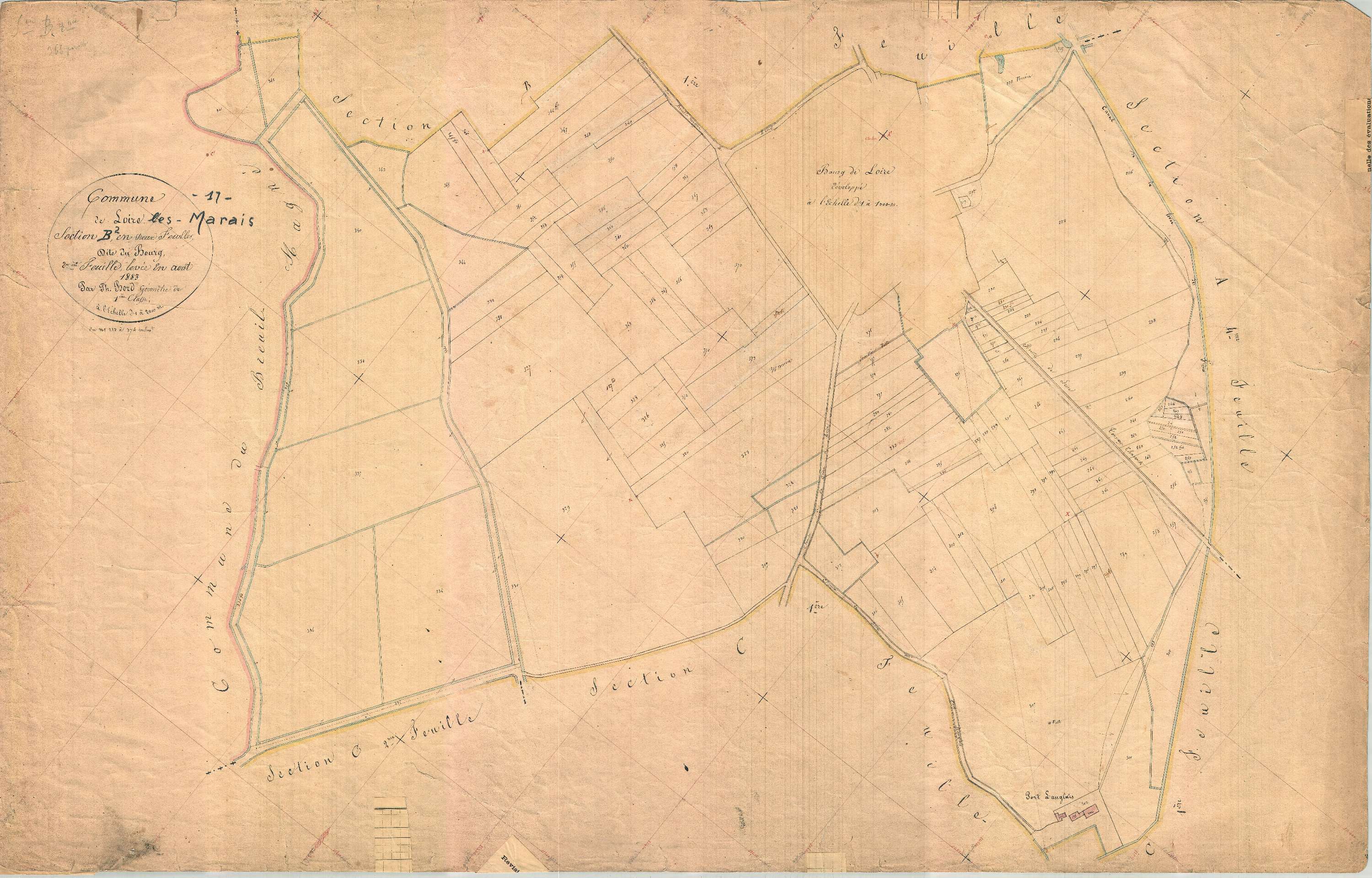 Loire-les-Marais - Section B2 dite du Bourg.