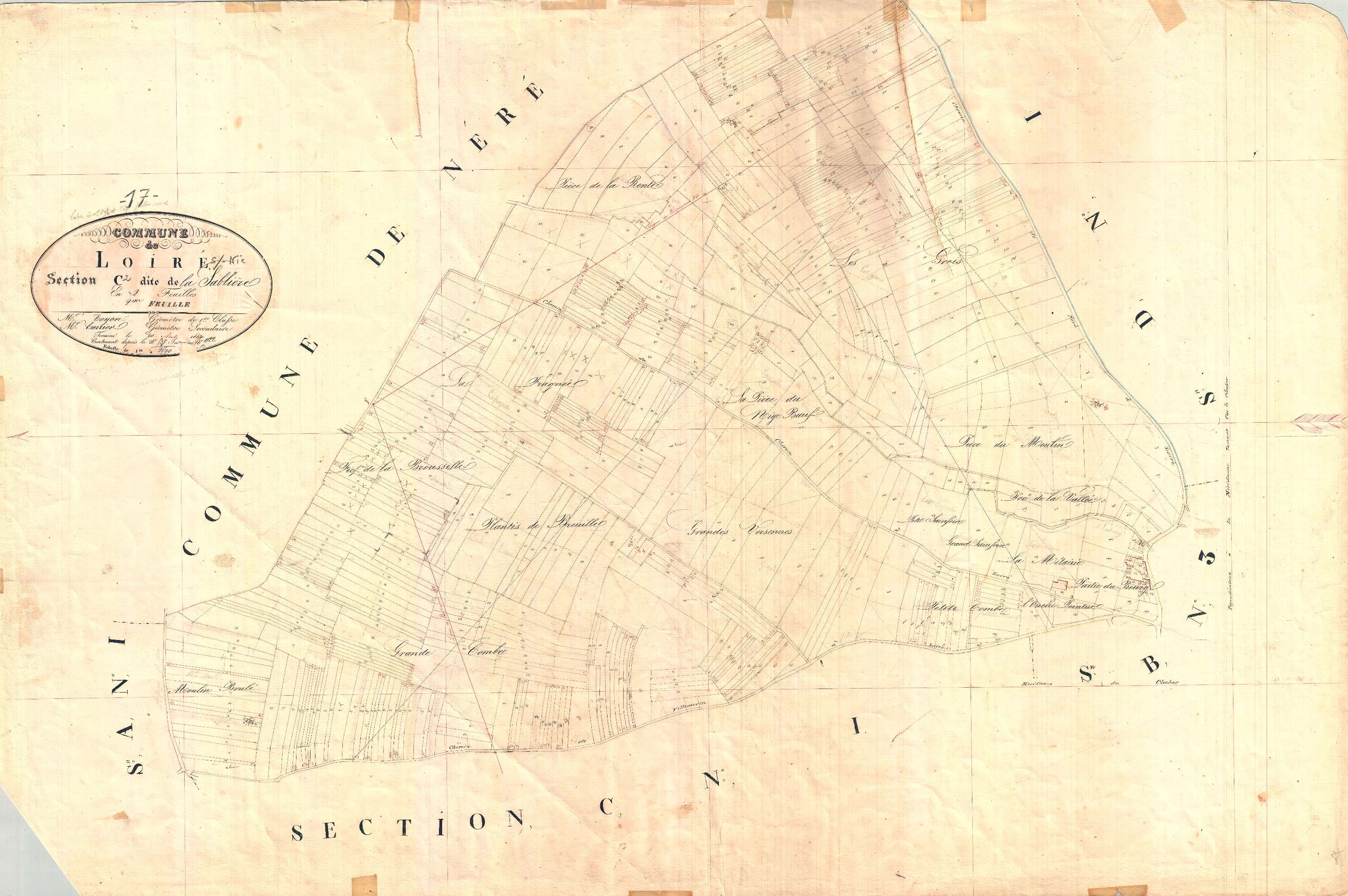Loiré-sur-Nie - Section C2 dite de la Sablière.