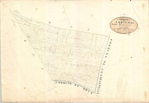 Lorignac - Section A3 dite de chez Lièvre.