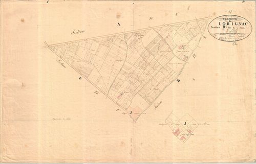 Lorignac - Section B1 dite de la Motte.