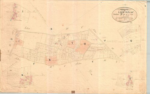 Lorignac - Section B2 dite de la Motte.