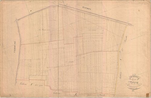 Louzignac - Section A1 dite du Bourg.