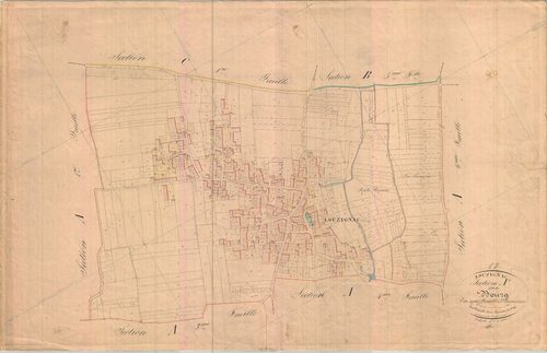 Louzignac - Section A2 dite du Bourg.