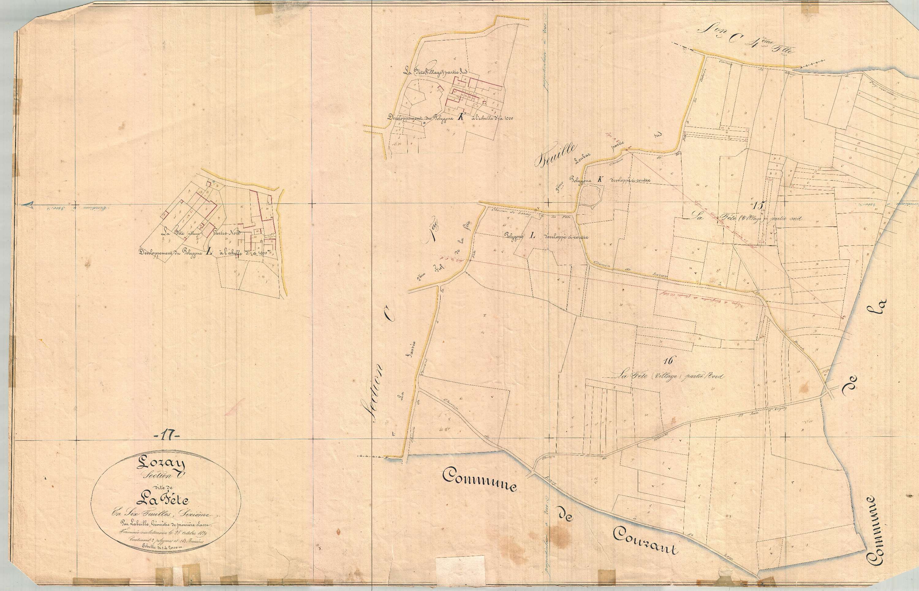Lozay - Section C6 dite de la Fête.