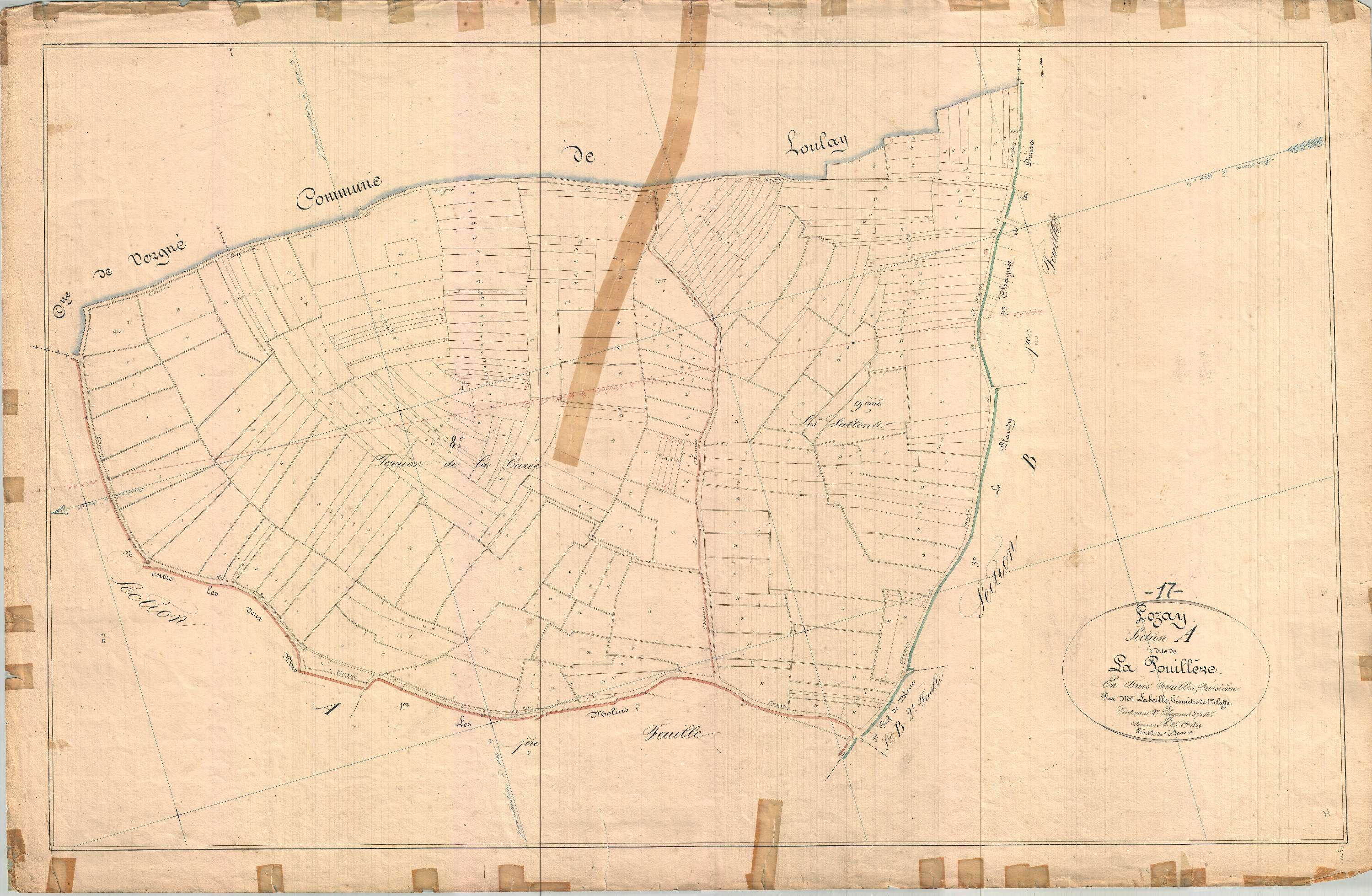 Lozay - Section A3 dite de la Poullière.