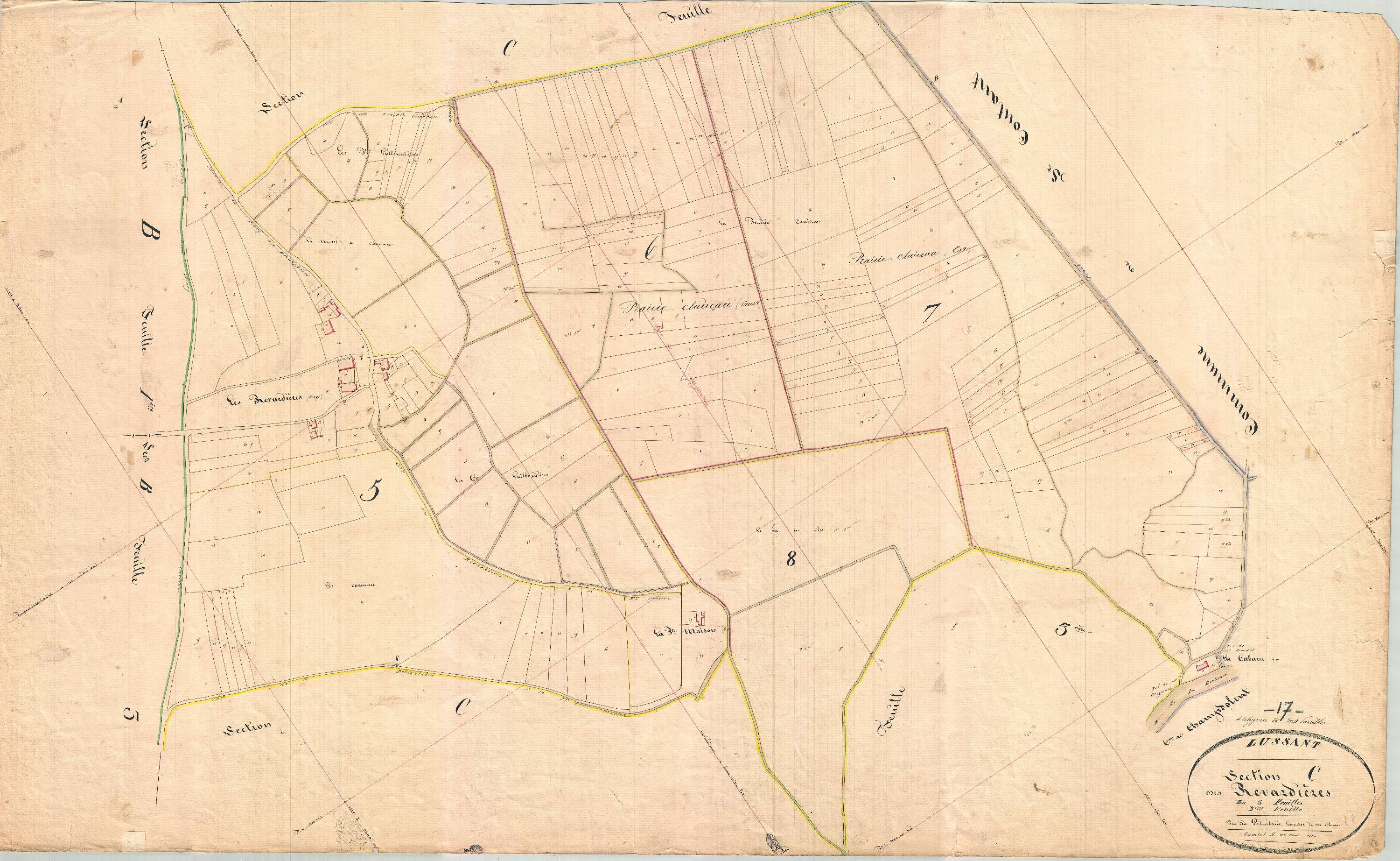 Lussant - Section C2 dite des Renardières.
