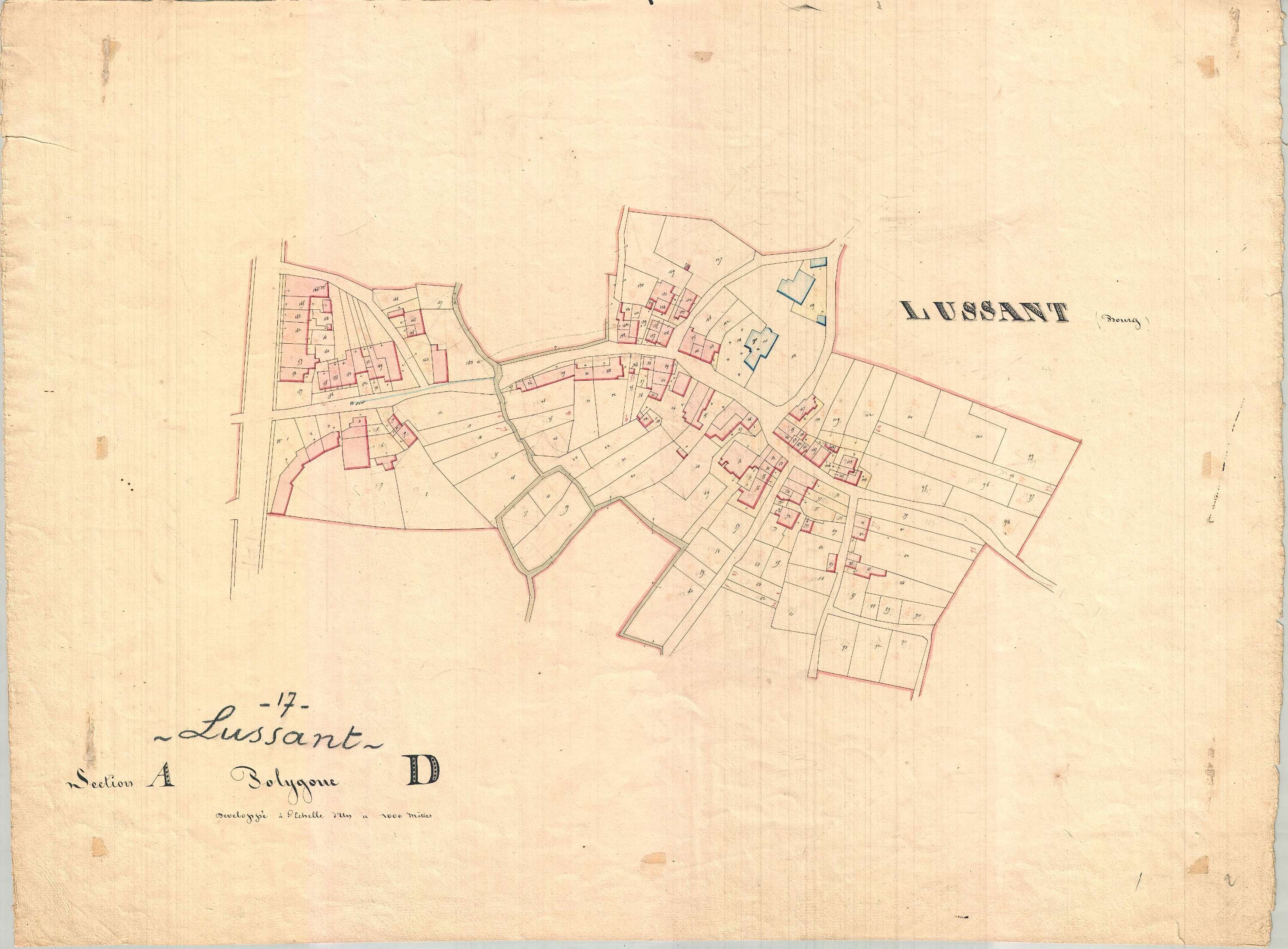 Lussant - Section A2 développement dite du Bourg.