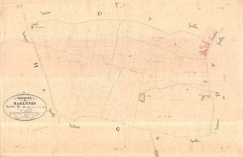 Marennes - Section D4 dite de la Ménardière et du Breuil.