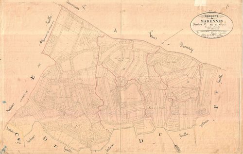 Marennes - Section E1dite de Mérignac.