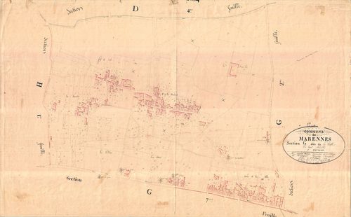 Marennes - Section G1 dite de la Ville.