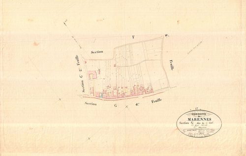 Marennes - Section G3 dite de la Ville.