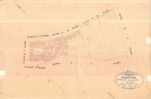 Marennes - Section G4 dite de la Ville.