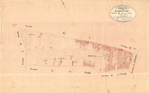 Marennes - Section G7 dite de la Ville.
