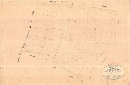 Marennes - Section J1 dite de Lindron.