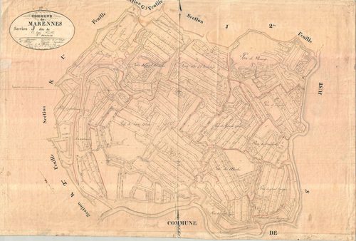 Marennes - Section J3 dite de Lindron.