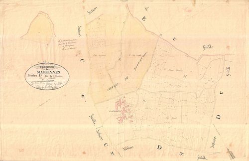 Marennes - Section D2 dite de la Ménardière et du Breuil.