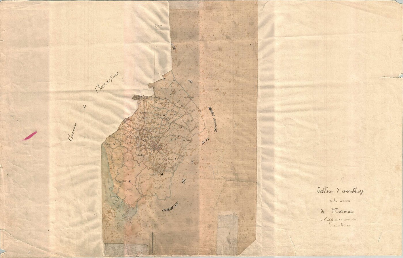 Marennes - Tableau d'assemblage.
