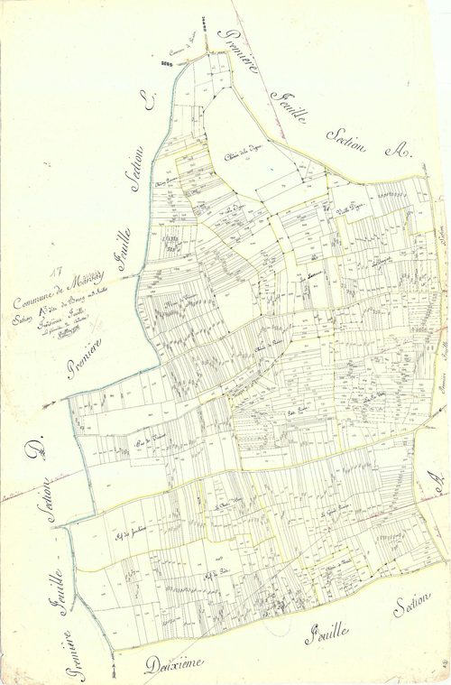 Marsais - Section A3 dite du Bourg.