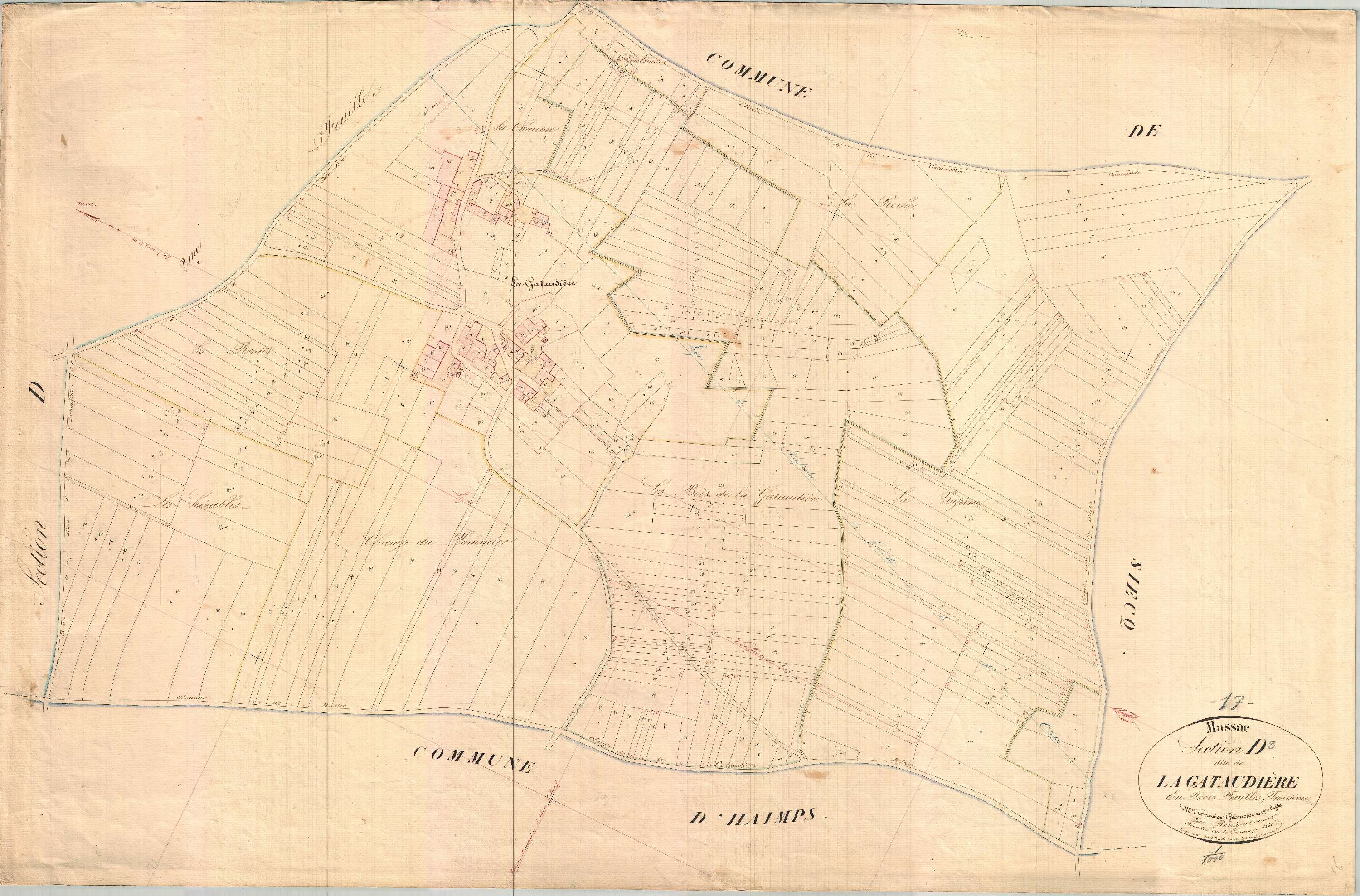 Massac - Section D3 dite de la Gataudière.