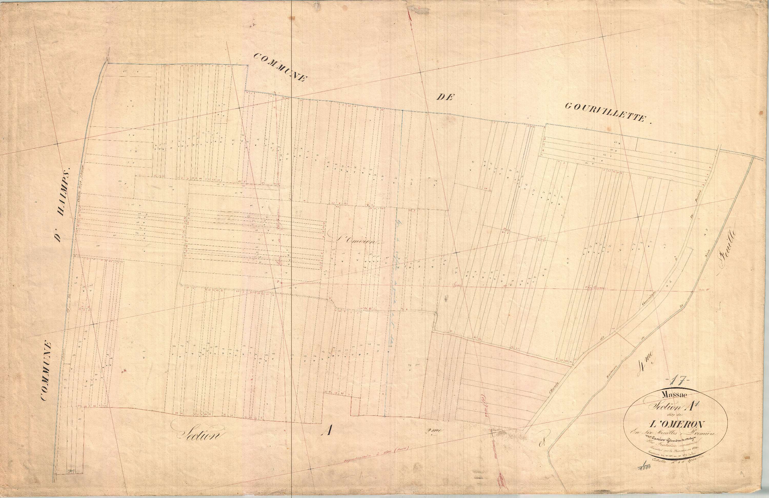 Massac - Section A1 dite de l'Oméron.