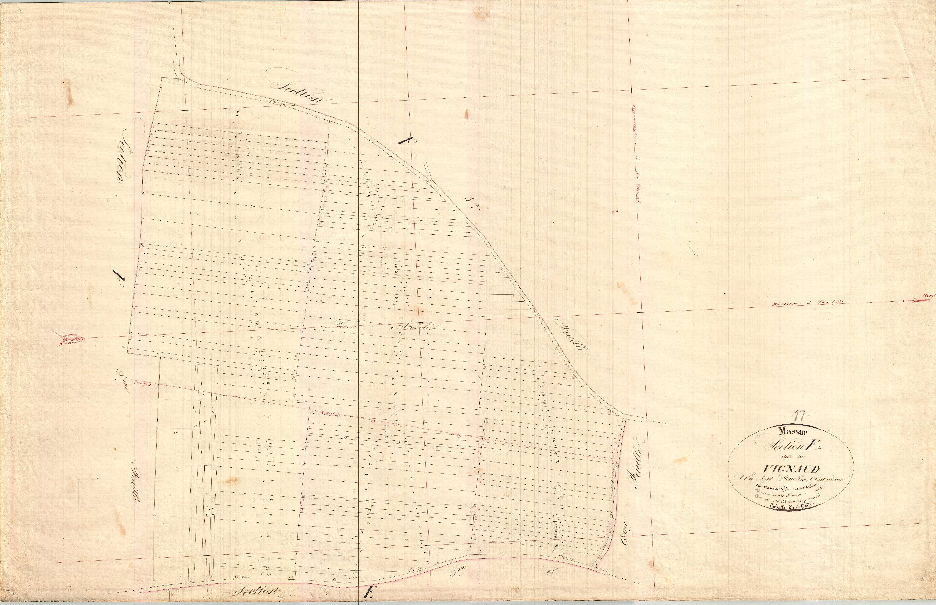 Massac - Section F4 dite de Vignaud.