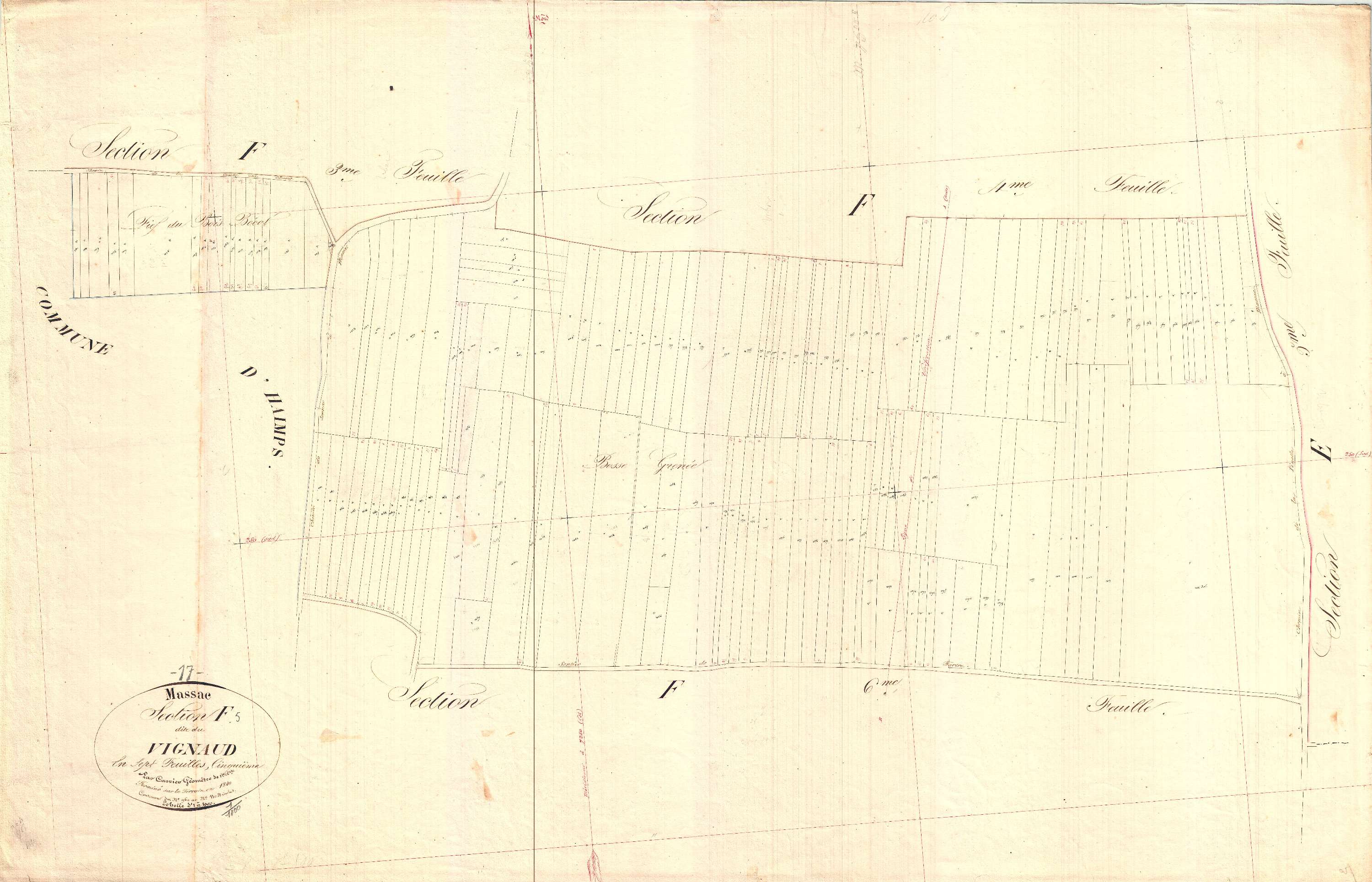 Massac - Section F5 dite de Vignaud.