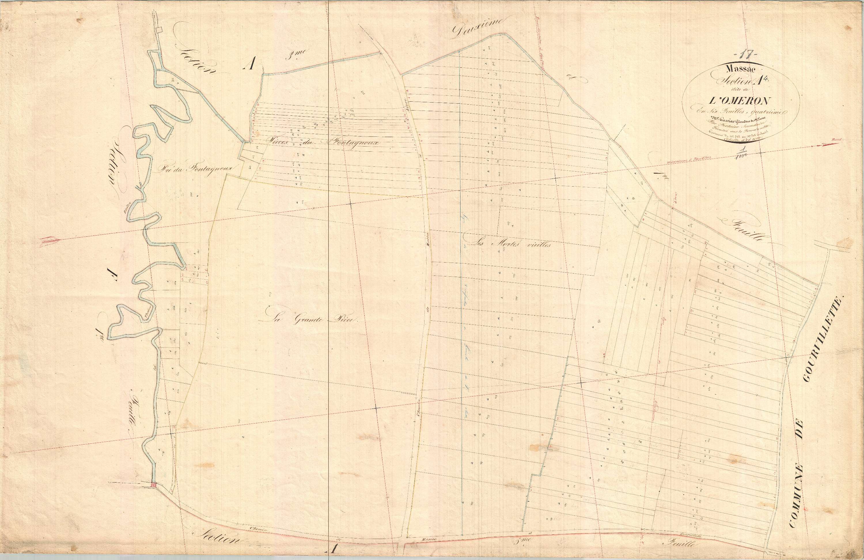Massac - Section A4 dite de l'Oméron.