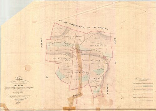Massac - Tableau d'assemblage.