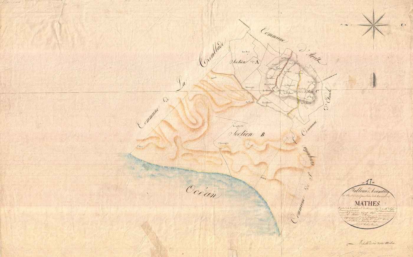 Mathes - Tableau d'assemblage.