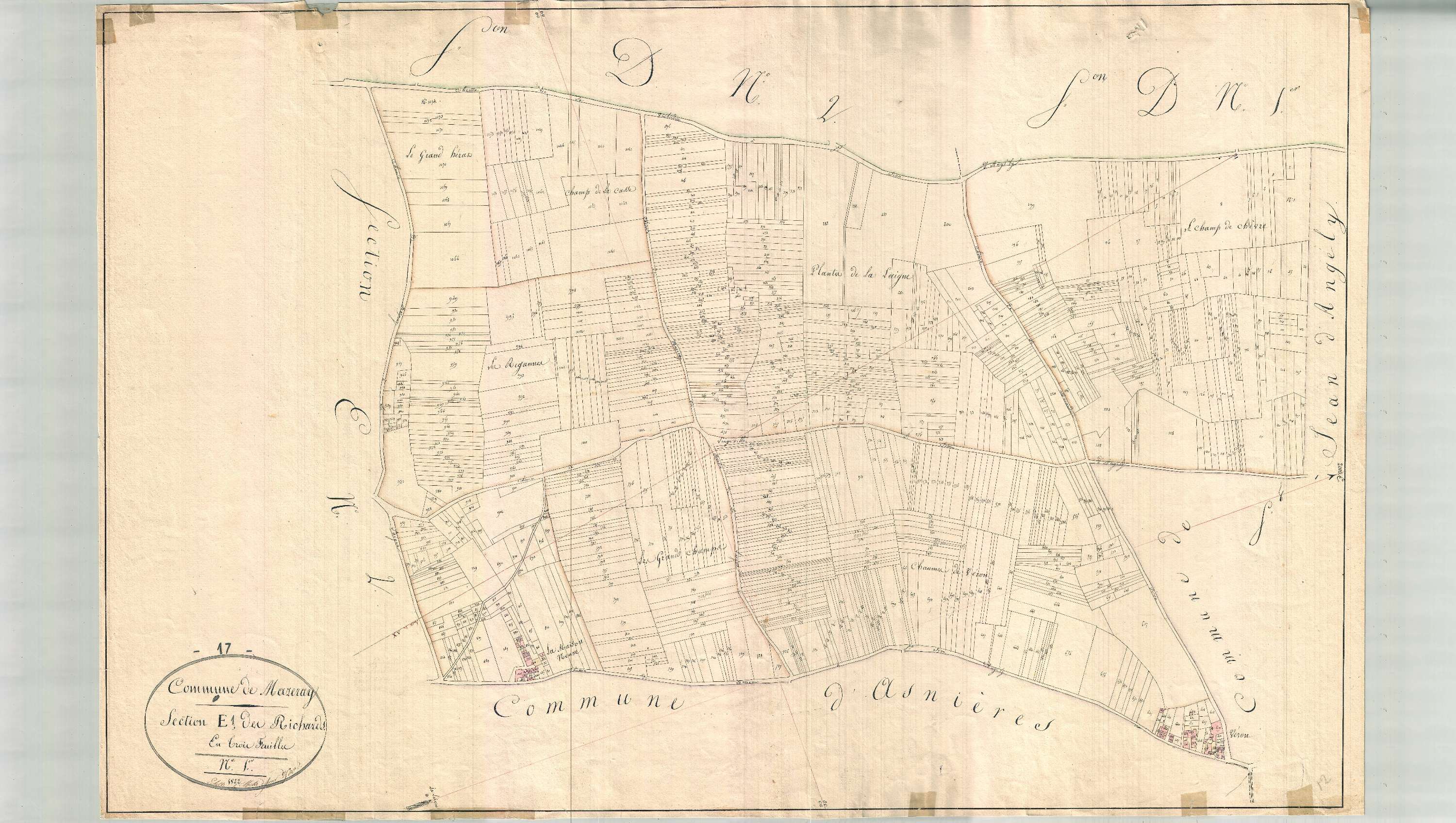 Mazeray - Section E1 dite des Richauds.
