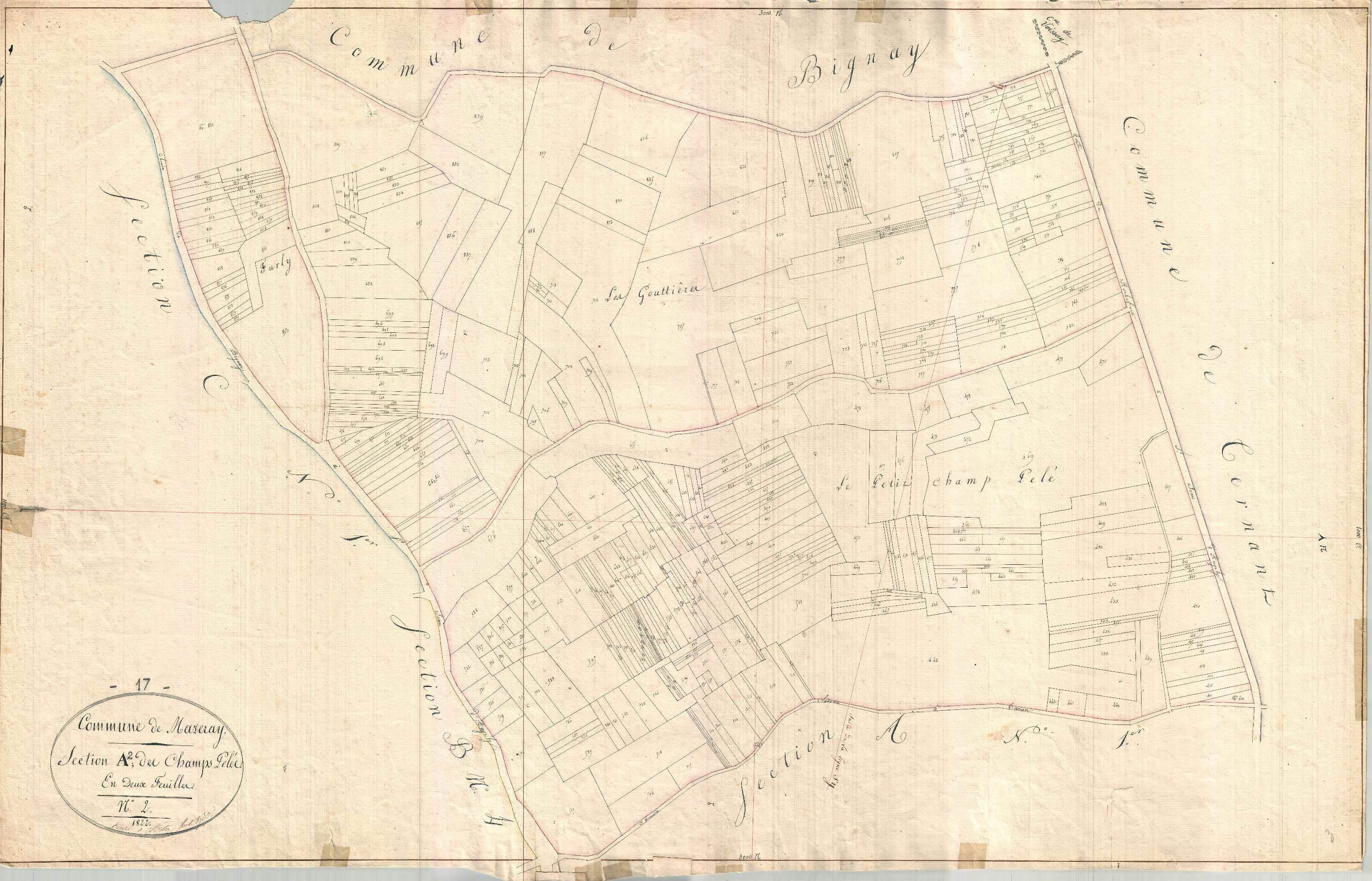 Mazeray - Section A2dite des Champs Pelés.