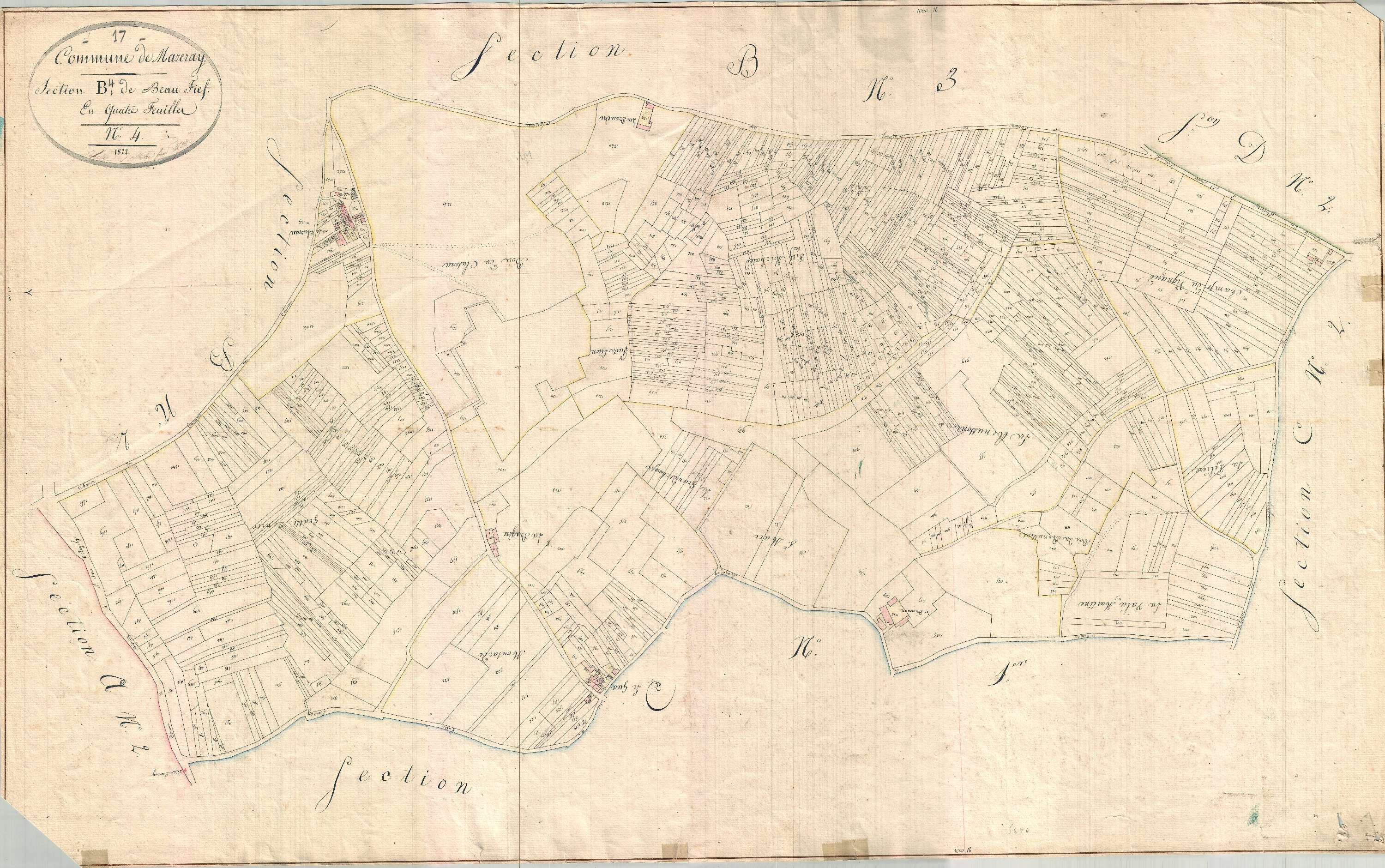 Mazeray - Section B4 dite du Beau Fief.