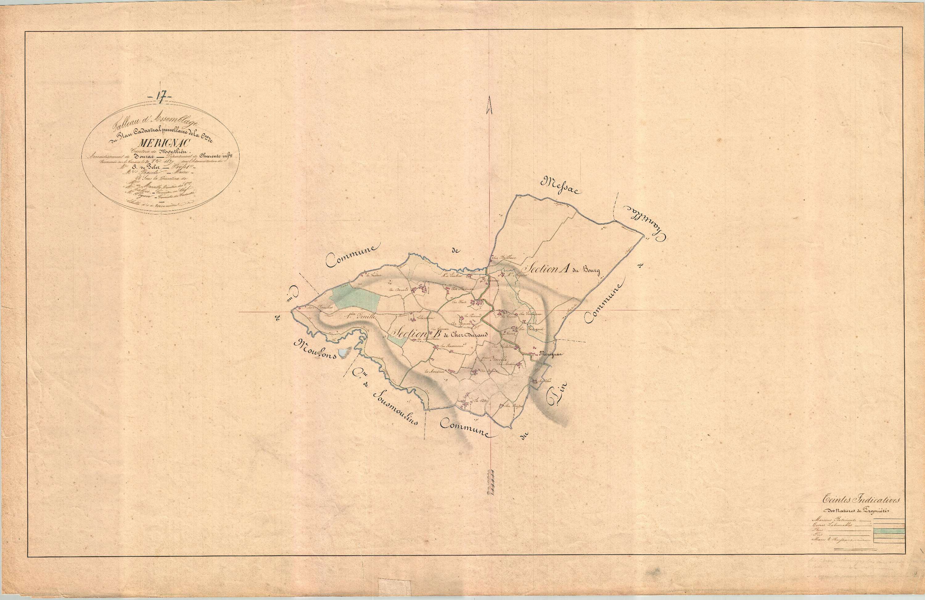 Mérignac - Tableau d'assemblage.