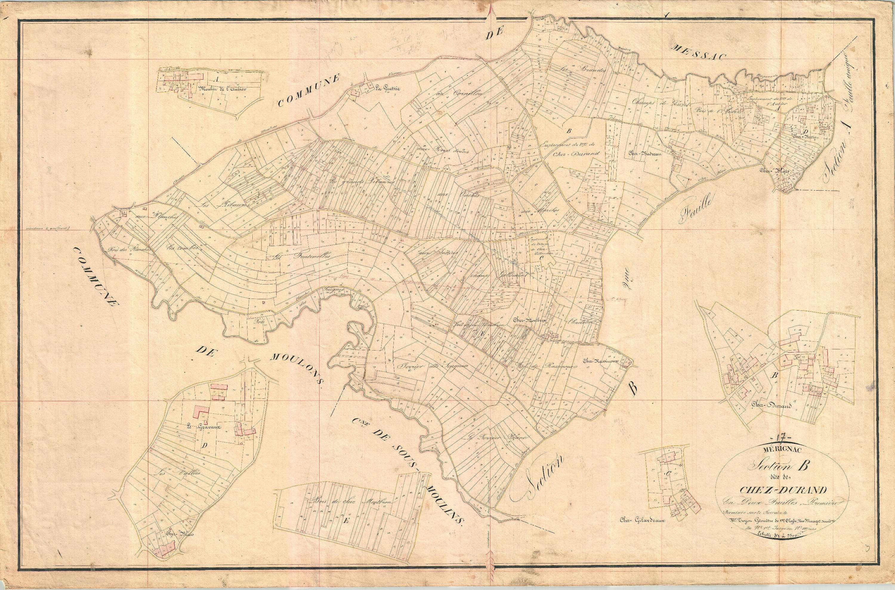 Mérignac - Section B1 dite de chez Durand.